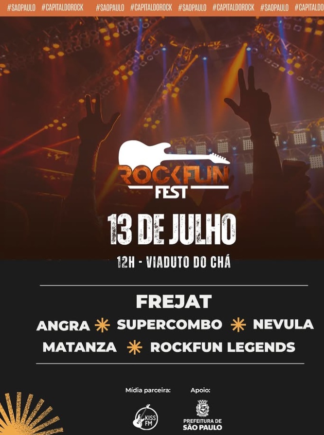 Dia do Rock: veja o line-up do Rockfun Fest 2025